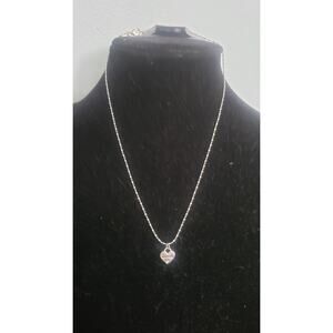 Washington Redskins 18" Metal 1 -Charm Heart Necklace NFL Official Merch